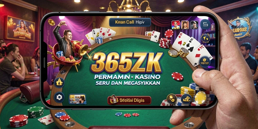 Screenshot menunjukkan gameplay Kasino yang mendebarkan.
