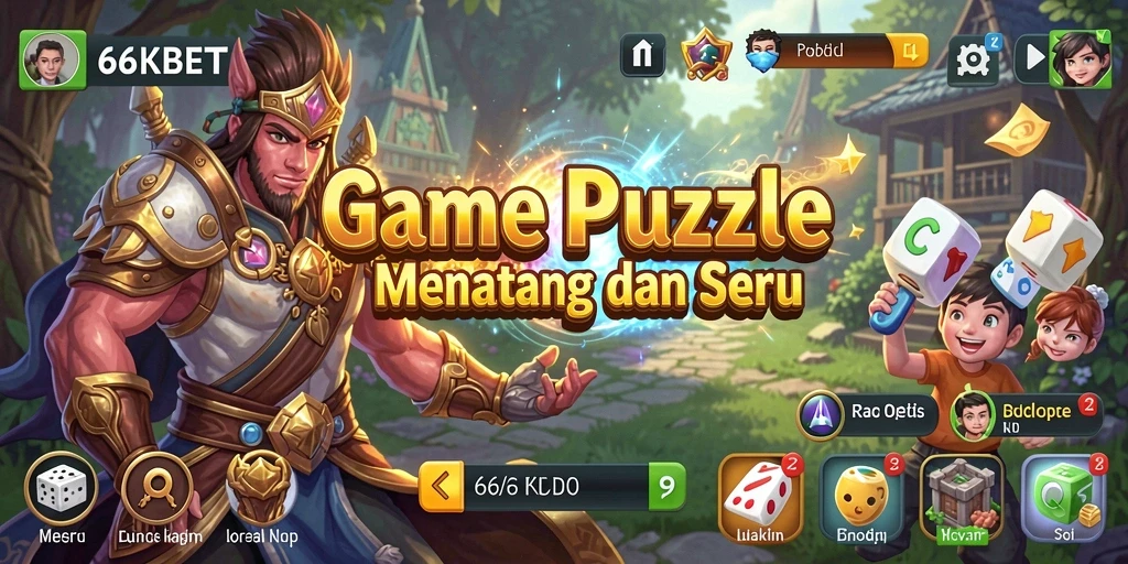 Gameplay Puzzle yang menantang dan mengasyikkan di 66KBET.