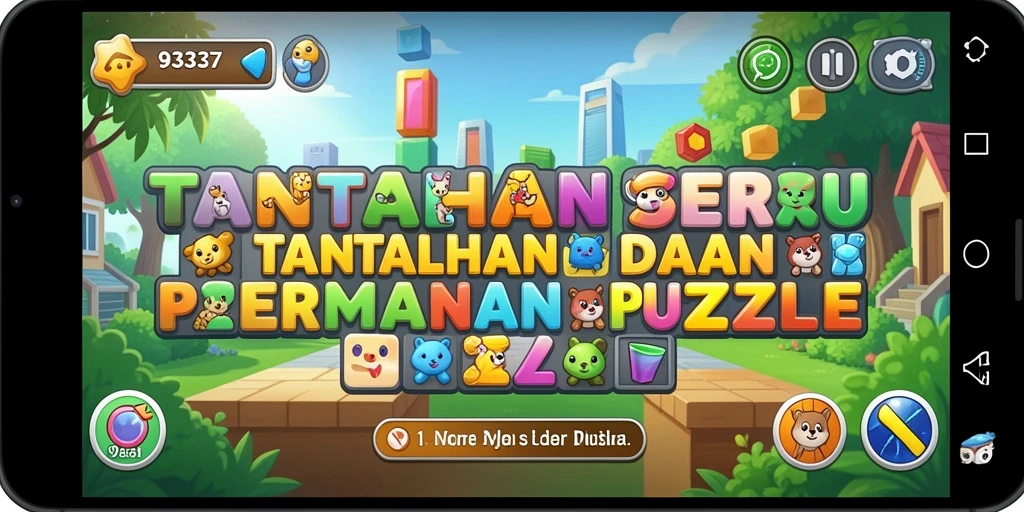 Screenshot utama 93337 menampilkan gameplay menarik Puzzle.