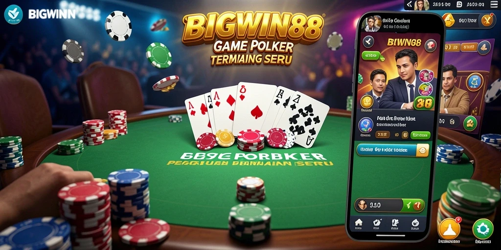 Gameplay seru Poker di BIGWIN88 dengan grafik memukau.