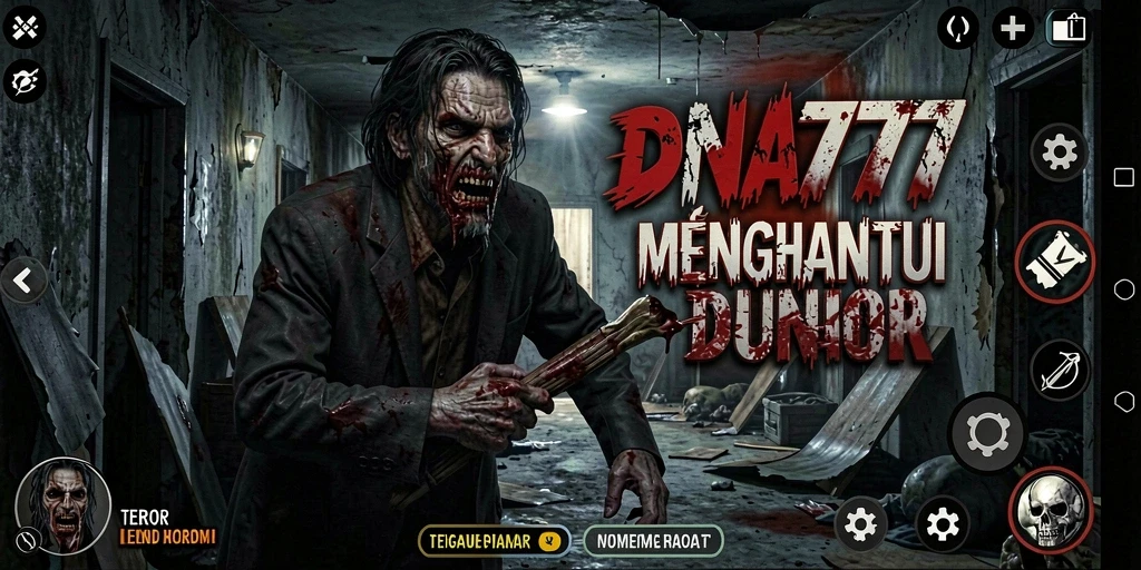 Gameplay menegangkan di DNA777 dengan suasana Horror yang pekat.
