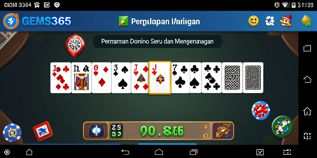 Tampilan gameplay seru dalam GEMS365 yang memikat.