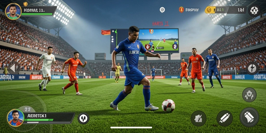 Tampilan gameplay HARTA11 yang menegangkan dan realistis.