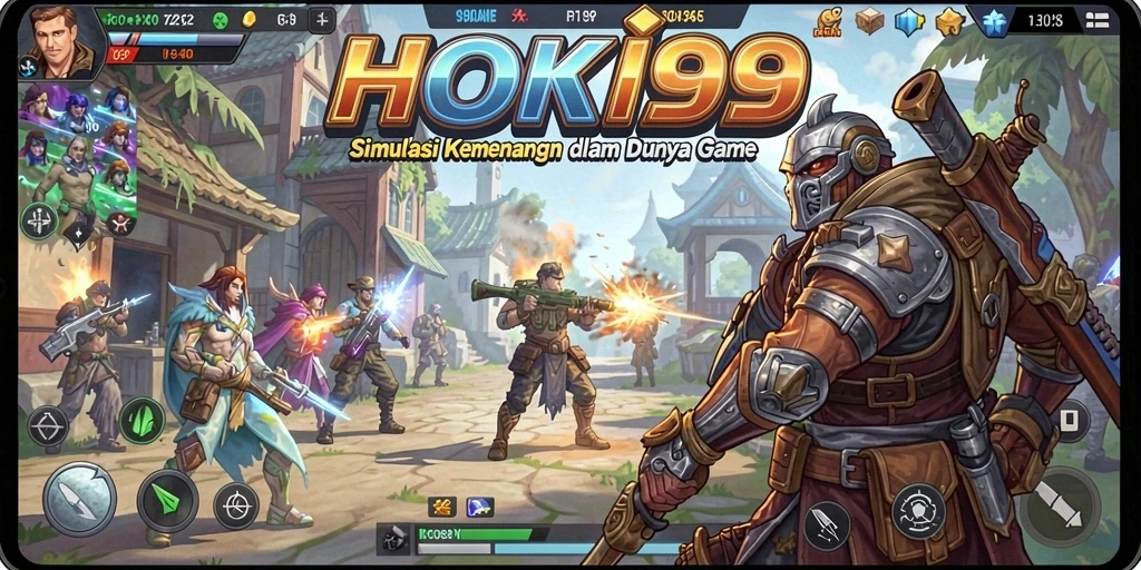 Tampilan gameplay HOKI99 yang menarik dan penuh aksi.