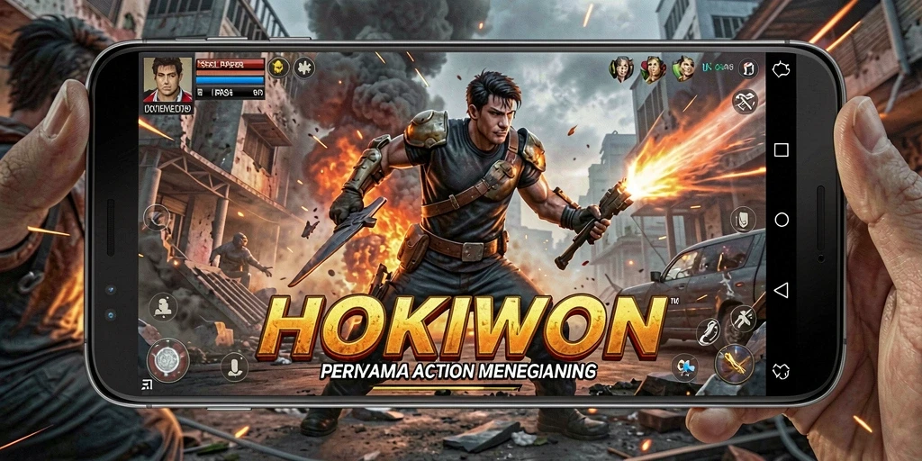 Tampilan menarik dari aksi dalam HOKIWON yang menegangkan.