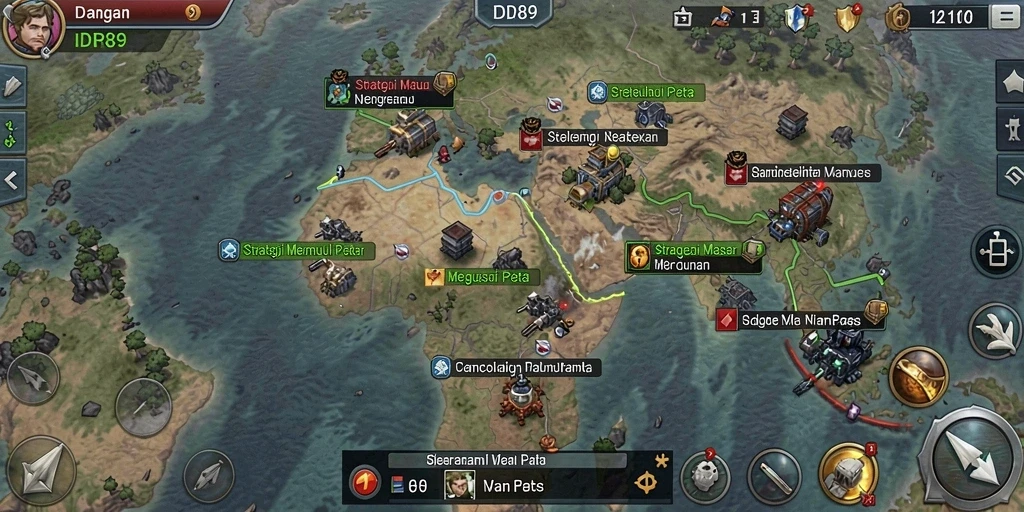 Tampilan gameplay menegangkan dari IDR89 yang penuh strategi.