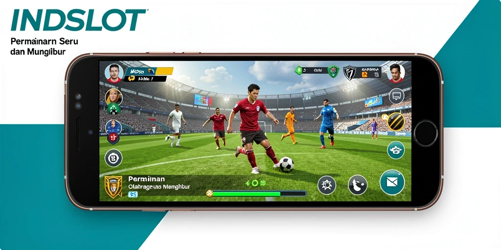 Tampilan gameplay seru dalam INDSLOT yang penuh tantangan olahraga.
