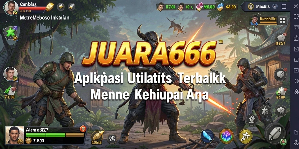 Tampilan antarmuka JUARA666 yang ramah pengguna untuk aplikasi Utility.