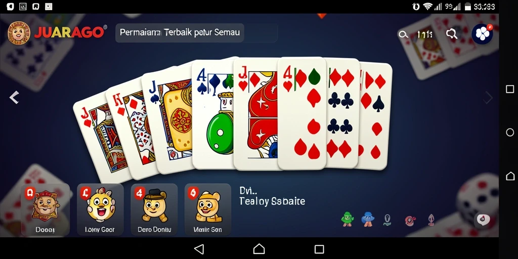 Tangkapan layar JUARAGO menampilkan gameplay seru permainan Domino.