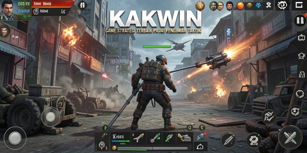Tampilan gameplay KAKWIN yang menegangkan dan menarik.