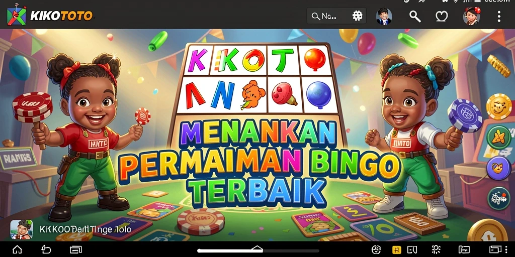 Tampilan gameplay KIKOTOTO yang seru dan interaktif.