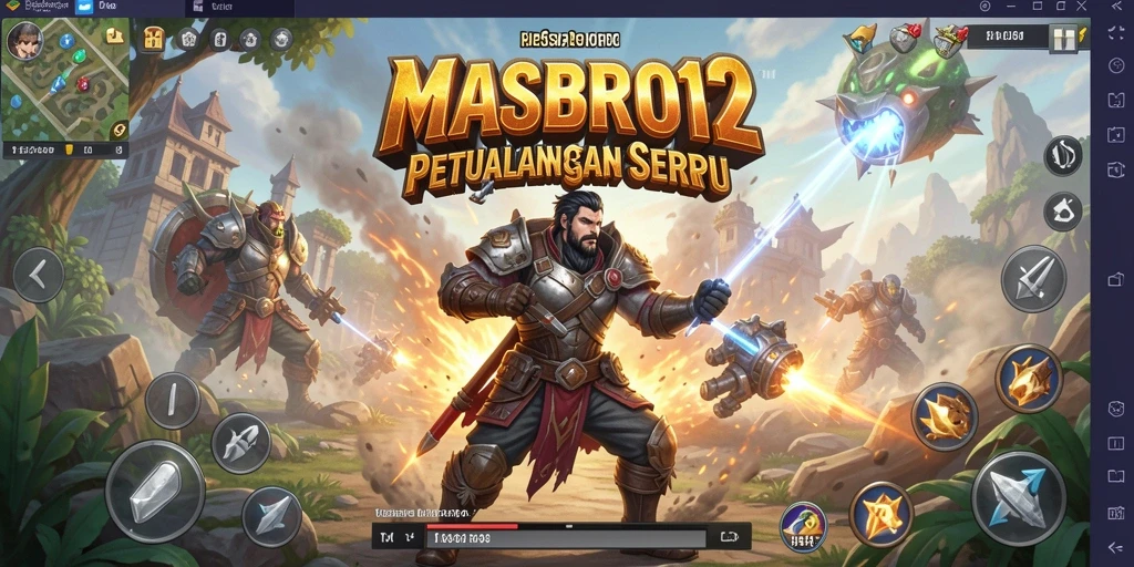 Tampilan menarik dari gameplay ARPG MASBRO12 yang mendebarkan.