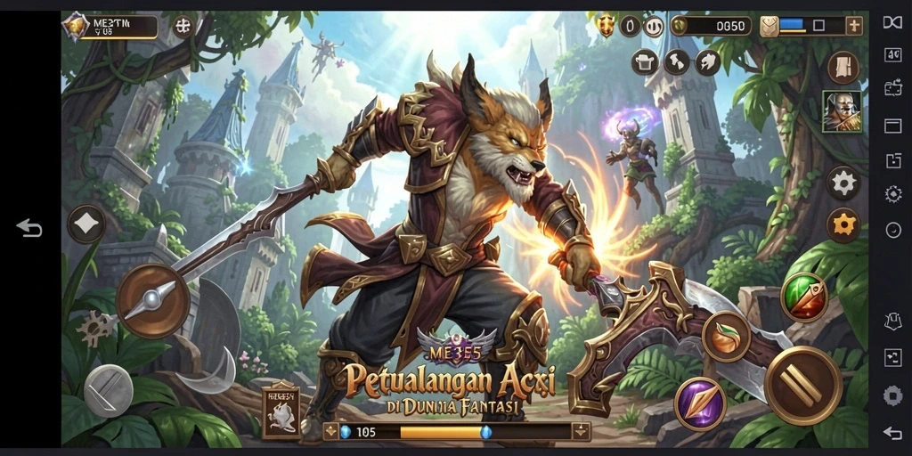 Gameplay menarik dan pertarungan seru di ME355.