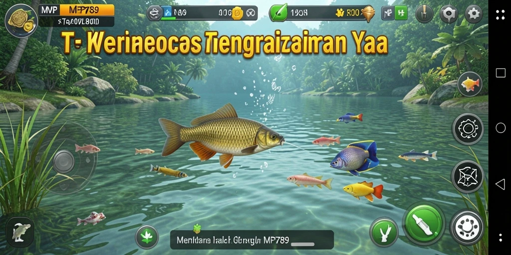 Tampilan menakjubkan dari gameplay memancing di MVP789.