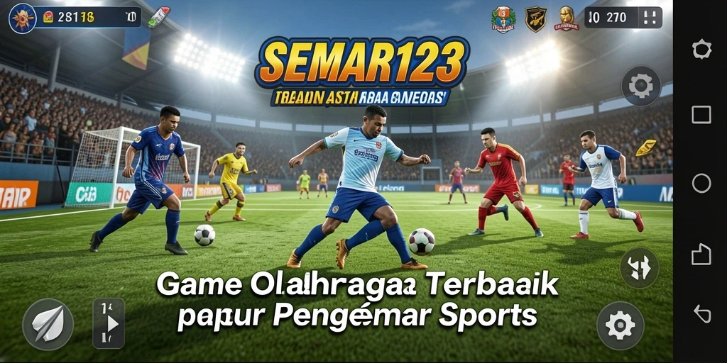 Tampilan gameplay seru SEMAR123 yang menggambarkan aksi olahraga.