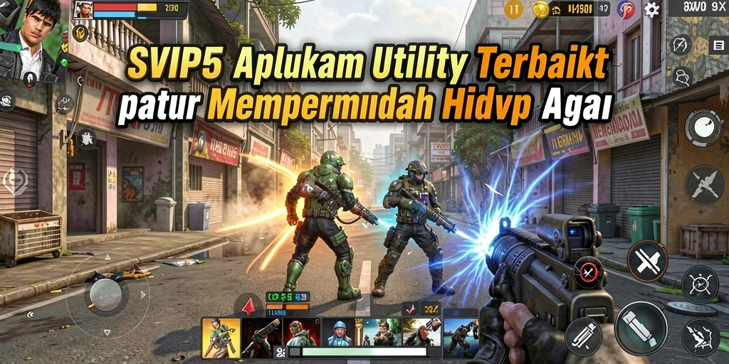 Tampilan antarmuka SVIP5 yang sederhana dan efektif.